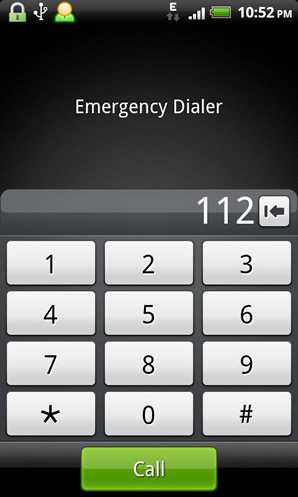 GSM emergency phone number 112