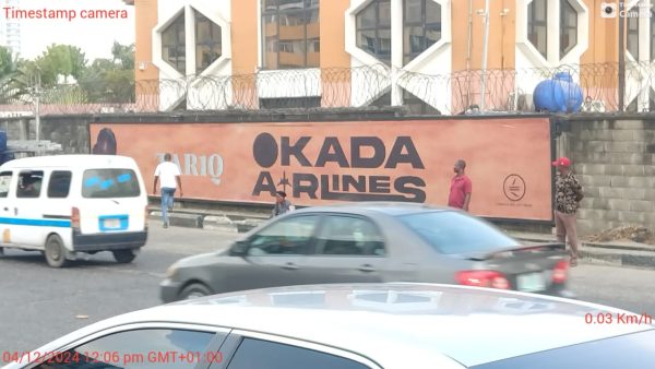 Wallmount Billboard (Okada Airlines)