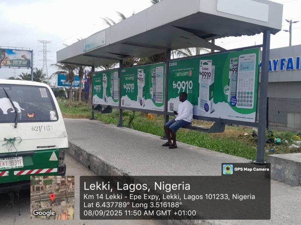 Bus Shelter Billboard (CASIO)
