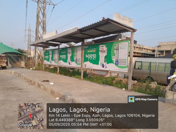 Bus Shelter Billboard (CASIO)