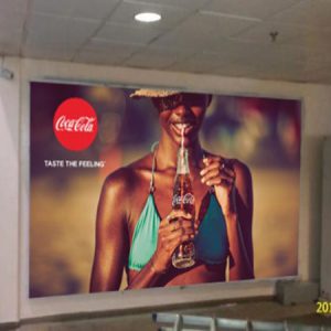 Backlit Billboard Departure Hall Security Check Area MMA2 Ikeja, Lagos