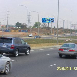 Unipole Billboard Along Airport Road, Abuja