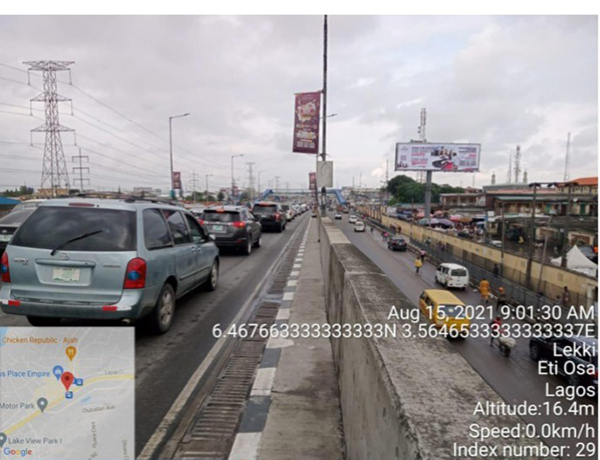 Unipole Billboard Inside Ajah Ultra Modern Market Ajah, Ajah Bus top Lagos 1 Unipole Billboard Inside Ajah Ultra Modern Market Ajah, Lagos