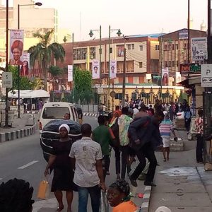 Lamp poles At Broad Street By Tinubu Square Lagos Island, Lagos