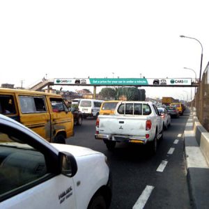 Bridge Panel Billboard Car Wash Bus-Stop Oworonshoki Expressway, Lagos