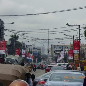 Lamp Poles Along Awolowo Road Ikoyi Lagos