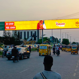 Gantry LED Billboard At Festac Link Road Close To Festival Mall Lagos