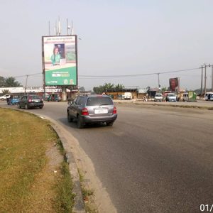 Portrait Advertising Billboard DSC Roundabout Warri, Delta State