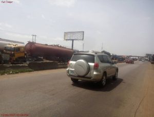 Unipole Billboard At Zaria Kaduna State Along Maraban Jos Junction