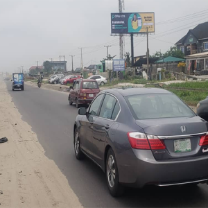 Unipole Billboard At Lekki Lagos Along Lekki-Epe Expressway