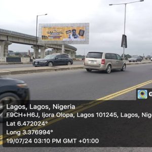 Unipole Billboards at Eko Bridge by Ijora Olopa FTT Apongbon, Lagos.