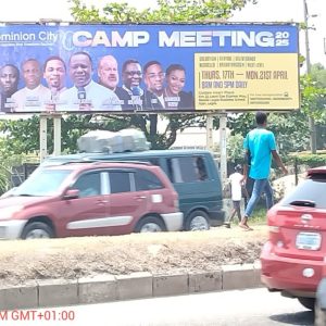 Bulletin Billboard Adjacent RCCG Opposite Zenith Bank Lekki, Lagos