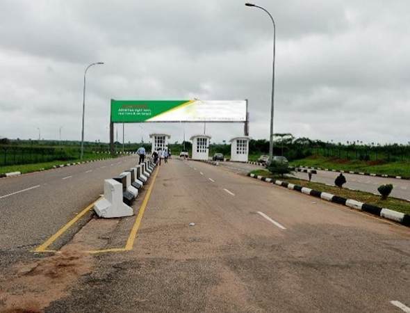 Cross Gantry At The Main Entrance Asaba International Airport Delta State 1 Cross Gantry at the main entrance Asaba International Airport Delta State
