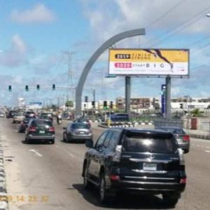 Half Ring (Double Face) Large Format Board By 4th Roundabout Lekki, Lagos