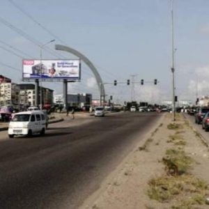 Half Ring (Double Face) Large Format Billboard 7th Roundabout Lekki, Lagos