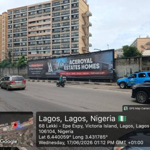 Wallmount Billboard 1004 Fence Victoria Island, Lagos
