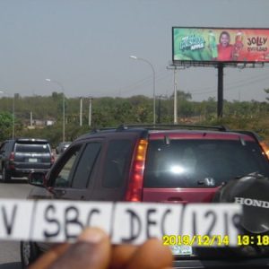 Unipole Billboard DSS Quarters Airport Road, Abuja.