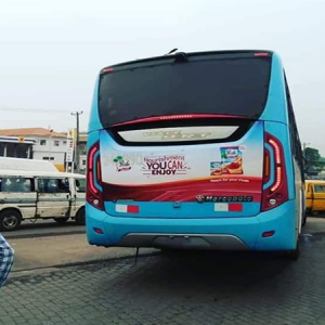 New Marcopolo BRT Bus Branding Lagos