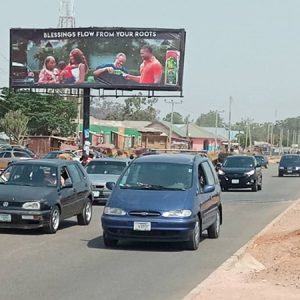 Unipole Billboards Along Bukuru Expressway By Grand Cereals Jos, Plateau State