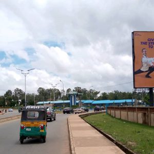 Portrait Billboard At NAF Base Old Airport Road, Jos