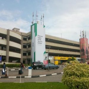 Wall Column (3 Face) Entrance Road inside MMA2 on Parking Lot, Ikeja
