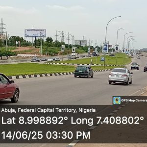Unipole Billboard Airport Road by dantata facing traffic to town, Abuja