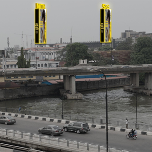 TBS Backlit Twin Towers, Lagos