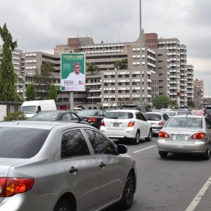 Portrait Billboard by Villa Entrance Shehu Shagari Way, Abuja