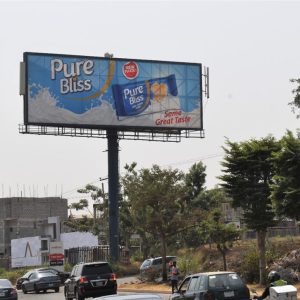 Unipole Billboard by Gwarinpa Interchange Ring Road II, Abuja