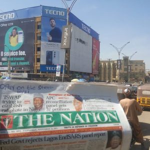 Wall Drape Beirut Road By Bello Roundabout, Kano