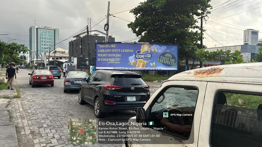 Wallpanel Billboard Karimu Kotun By Olosa Street, VI, Lagos 1 Wallpanel Billboard Karimu Kotun By Olosa Street, VI, Lagos