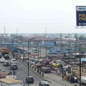 Unipole Billboard (Double Face) Along Mile12 International Market,Lagos