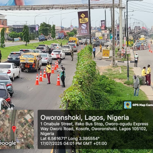 Lamppoles At Ogudu Ojota Interchange, Lagos