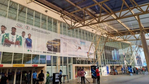 Glass Façade Branding Airport Terminal MMA2 Ikeja, Lagos