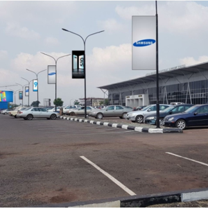 Lamppoles By the Access Roads and Forecourt of the Terminal Asaba International Airport, Delta State