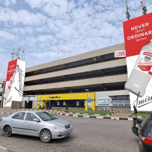 Pillar Branding At Airport Carpark MMA2 Ikeja, Lagos
