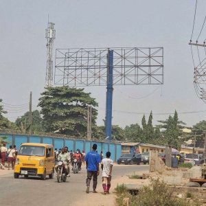 Unipole Billboard By Bariga Police Station Junction, Lagos