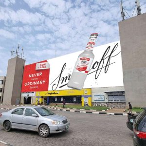 Wall Drape Mega “N” Iconic Wall At Airport Carpark 3 MMA2 Ikeja, Lagos