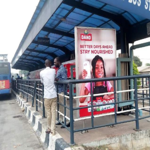 Bus Shelter Billboard At Palmgrove Ikorodu Road, Lagos