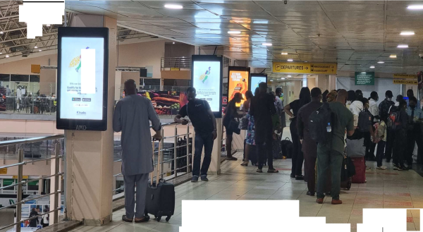 Digital Screen At Departure Hall MMA 2, Ikeja, Lagos