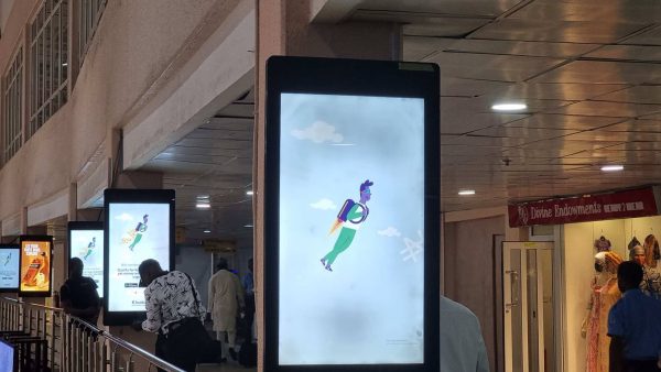 Digital Screen At Departure Hall MMA 2, Ikeja, Lagos