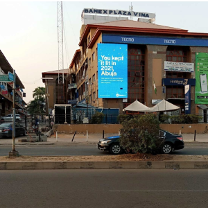 LED Portrait Billboard By Banex Plaza, Abuja