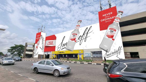 Wall Drape Airport Mega "N" Branding MMA2 Ikeja, Lagos