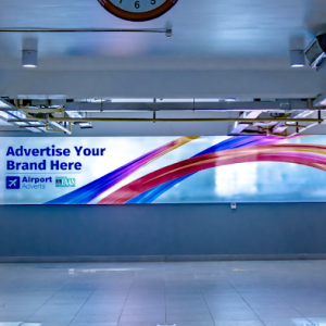 Backlit Billboard By Main Entrance Last Wall Before Departure Hall NAIA, Abuja