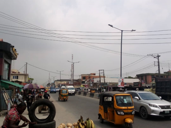 Static Lampost Ago Palace Road, Lagos
