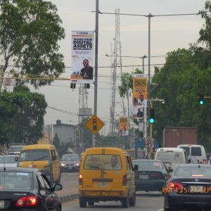 Static Lampost Kudirat Abiola Way Oregun, Lagos