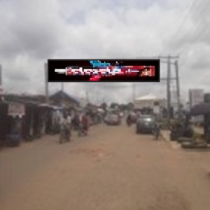 Billboard-Mini Double Face Eye Catcher in Ibadan beside Aleshinloye Market, Oyo.
