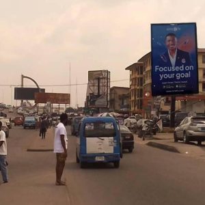 Portrait Billboard By Mile 1  Market Roundabout, Portharcourt