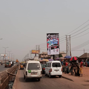 Portrait Billboard in Benin City Along New Lagos Road Uselu Market, Edo State