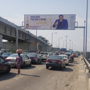 Static Gantry Billboard Marina Bridge, Lagos State.